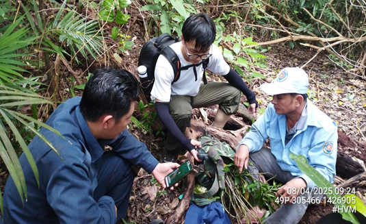 CTNC experts discovering gibbon traces