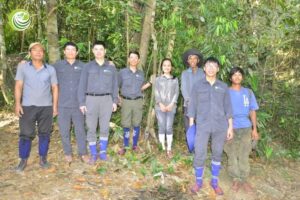 CTNC staff and local residents participating in the field survey.
